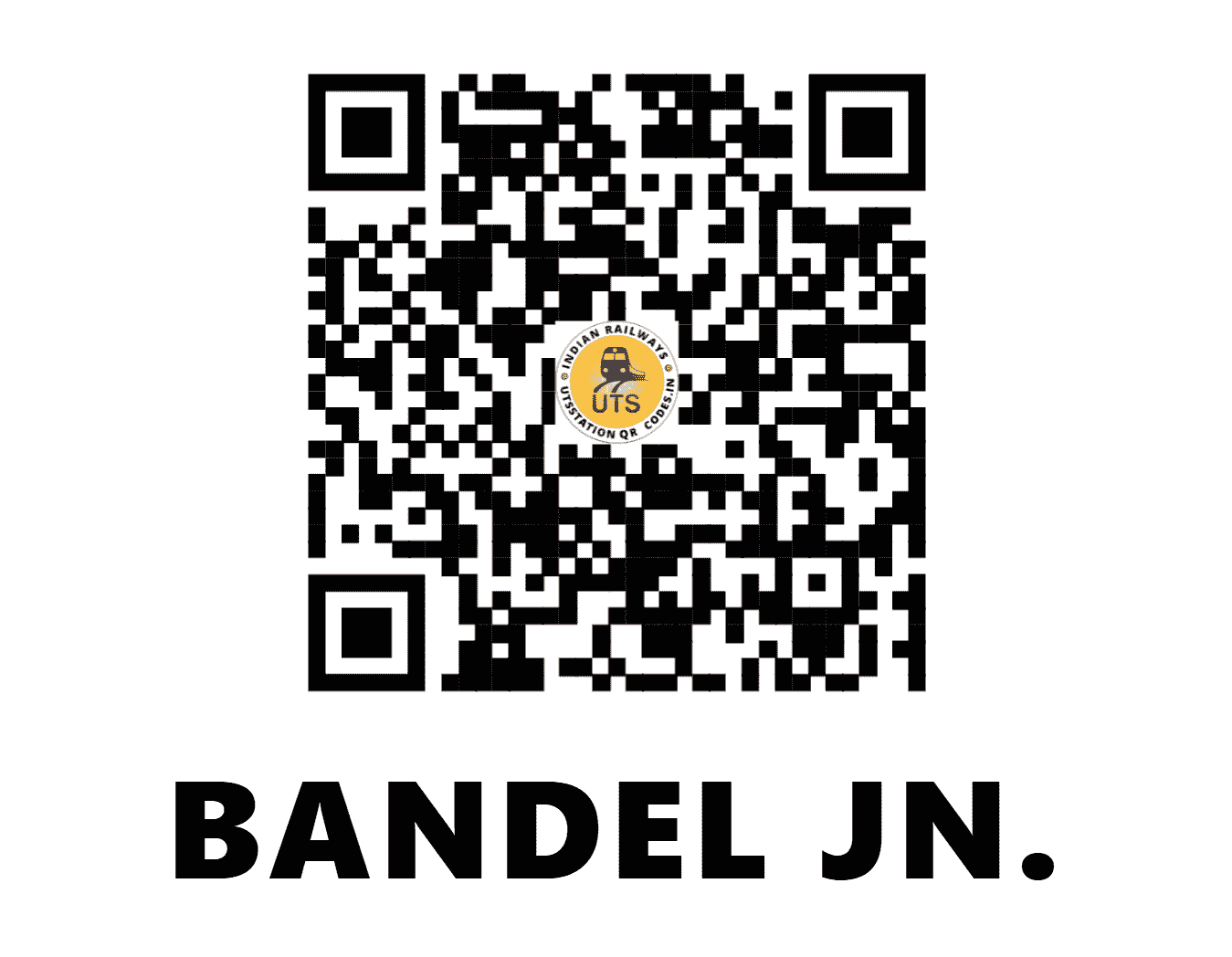 UTS QR Code for BANDEL JN. - BDC (ER - WEST BENGAL)